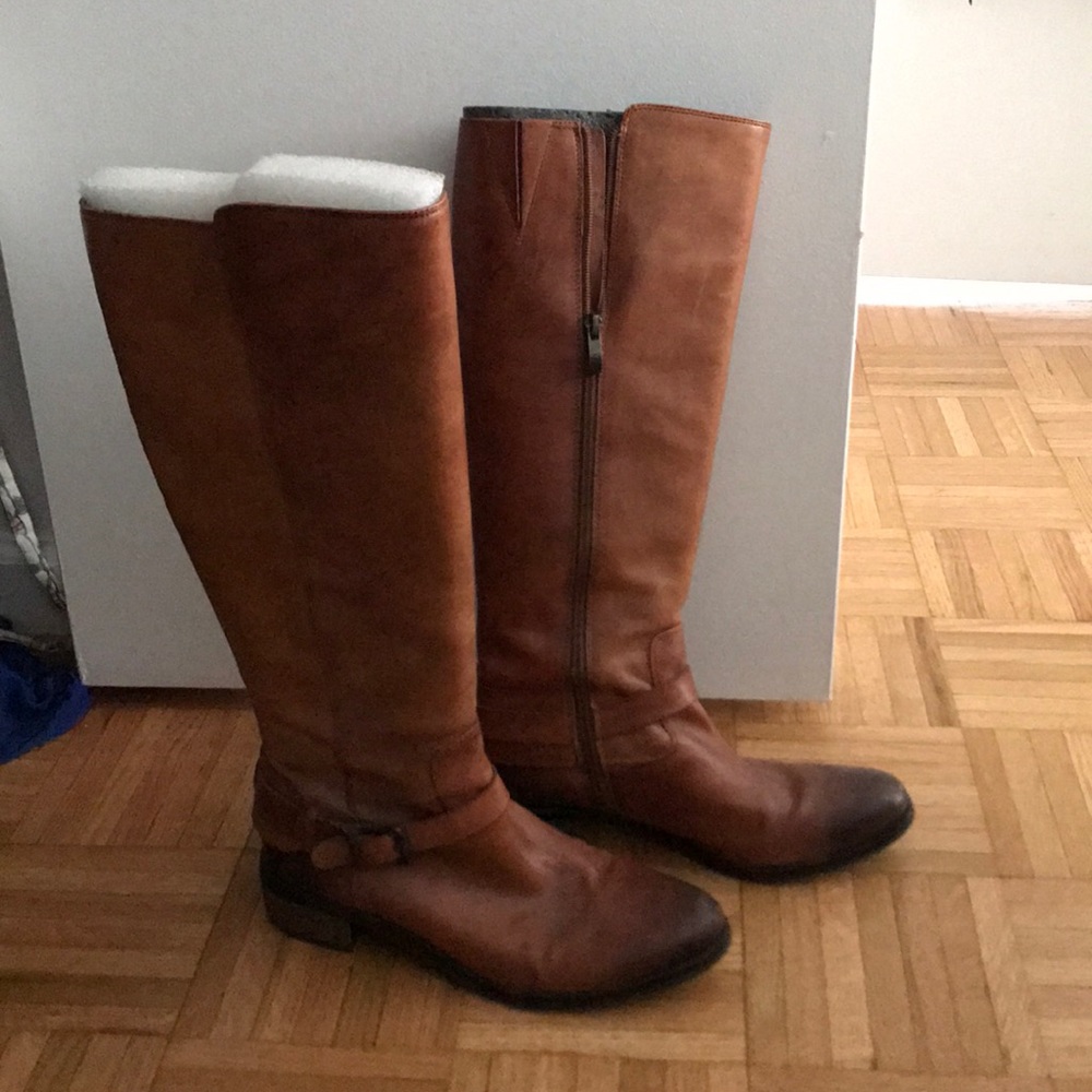 Vince Camuto Leather Riding Boots